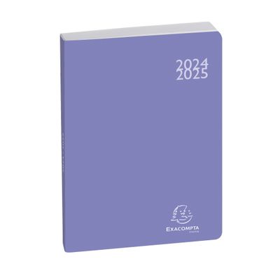 Agenda Soft Harmony - 1 jour par page - 12 x 17 cm - violet - Exacompta