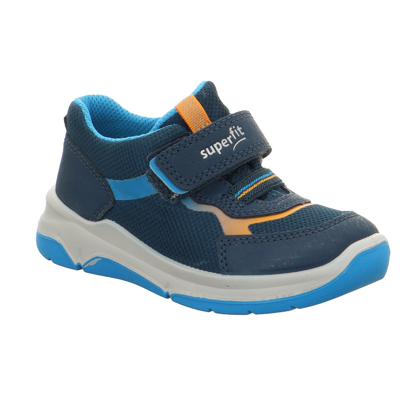 Jungshalbschuh blau