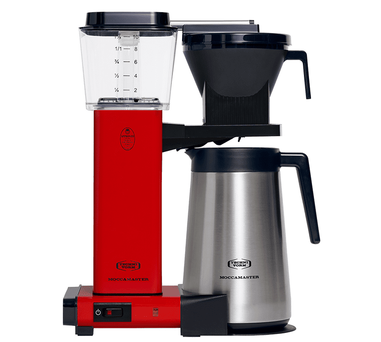Cafetière Moccamaster KBGT rouge avec verseuse isotherme 1.25L + offre cadeaux