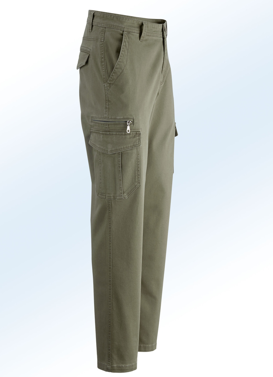 Hose mit Cargotaschen in 3 Farben