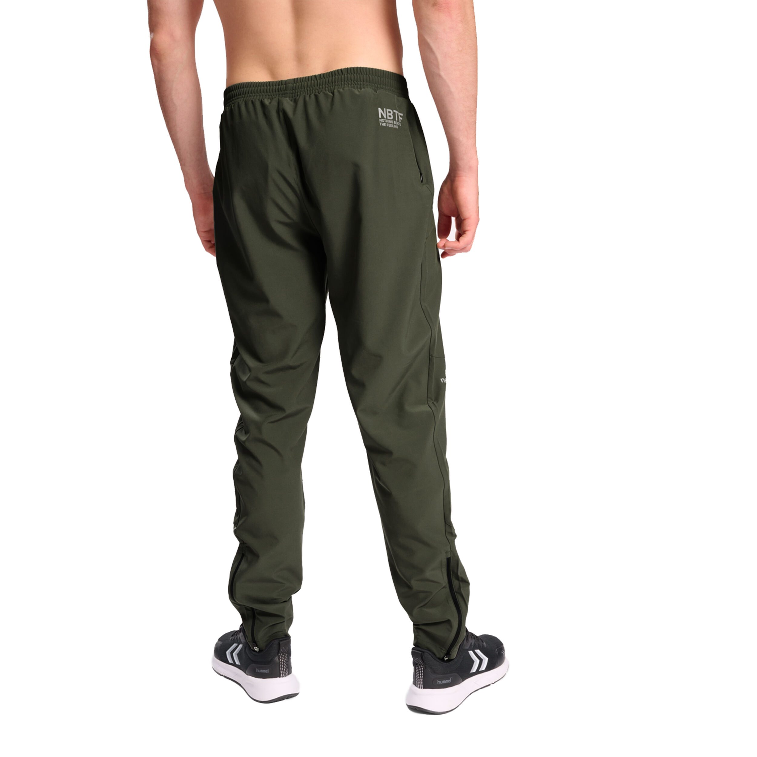 Newline Pace Collant De Running Hommes - Vert Olive
