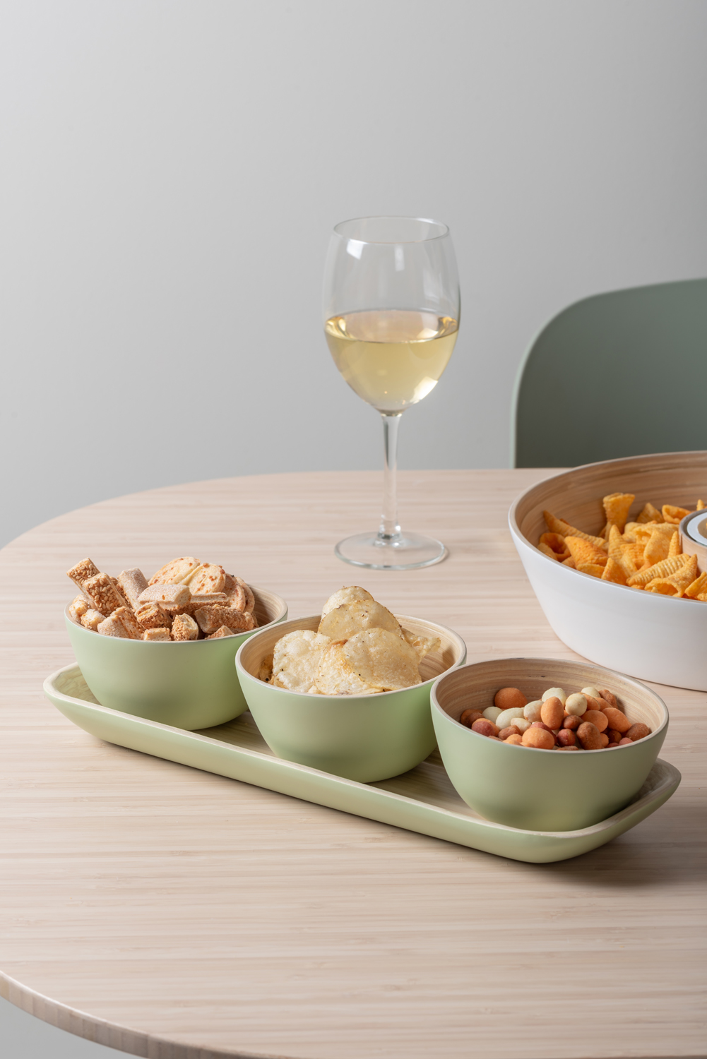 Snack set Puro bamboo soft green