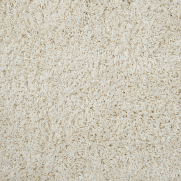 Vloerkleed Shaggy Rond Creme 200 cm