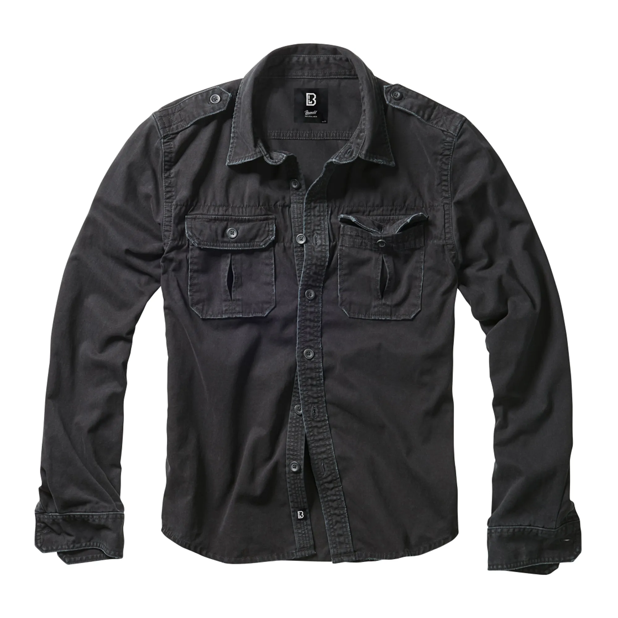 Brandit -  Hemd Vintage Shirt Longsleeve