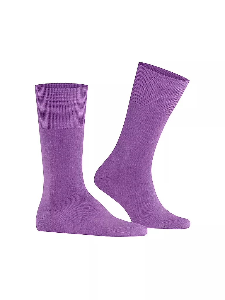 FALKE Socken AIRPORT pink iris pink