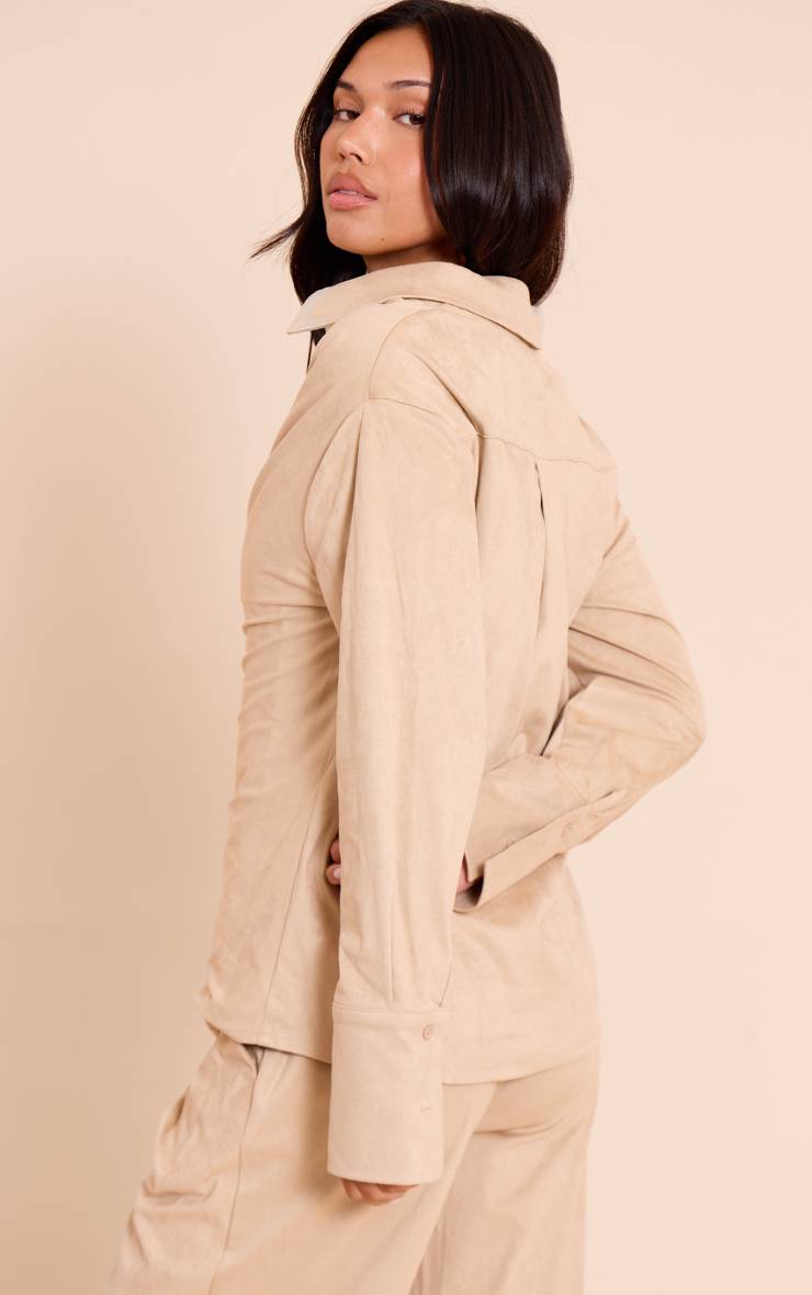 Gris Pierre Ensemble Coordonné Chemise Cache-cœur En Synthétique