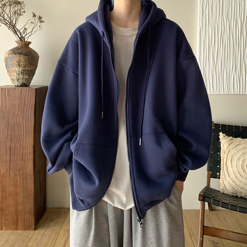 Tiaota - Effen hoodie met rits
