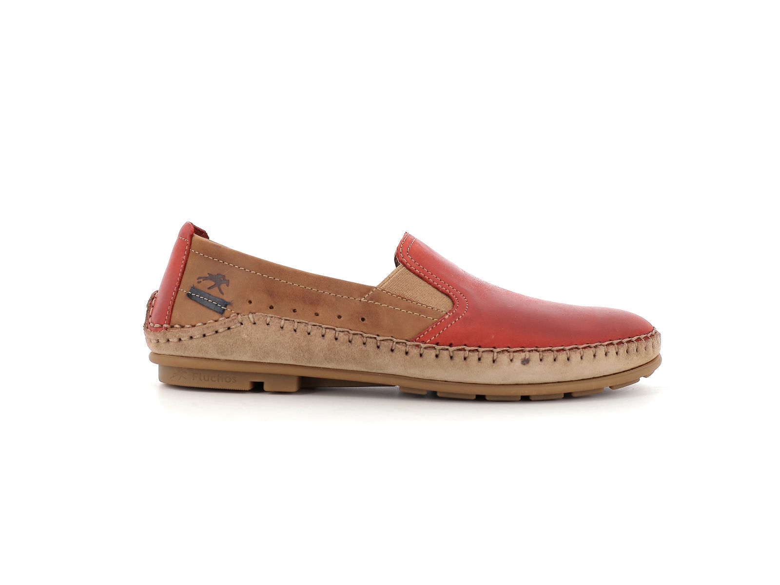 Fluchos-F1178 Cuir Rouge Camel