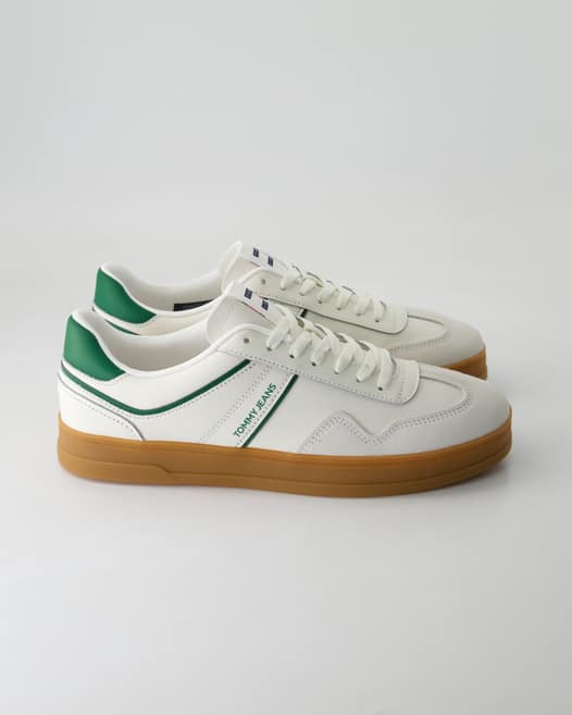 Tommy Hilfiger THE GREENWICH LEATHER Sneaker in Beige