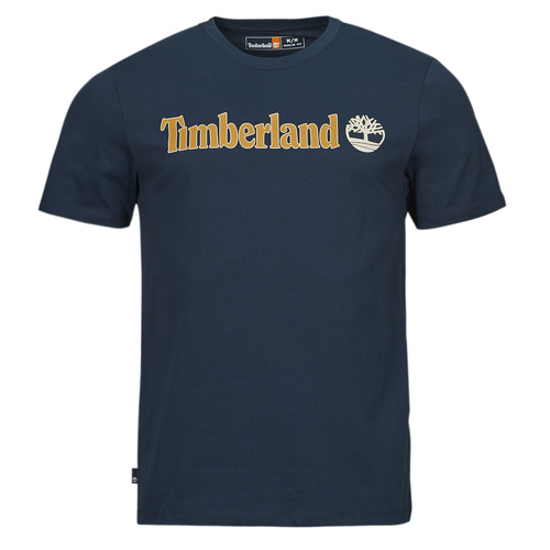 Timberland - Linear Logo Short Sleeve Tee - Marine