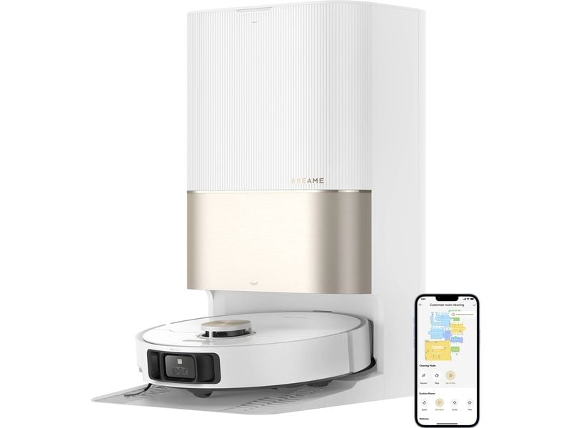 Dreame Saug- und Wischroboter X40 Ultra Complete White Saugroboter mit Wischfunktion