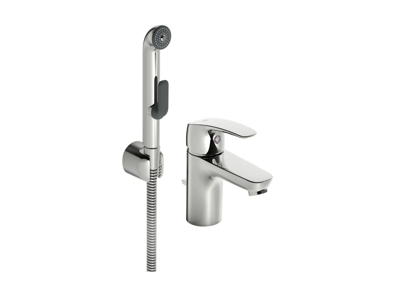 Oras Safira 1008F, Vask til badeværelset, Messing, Krom