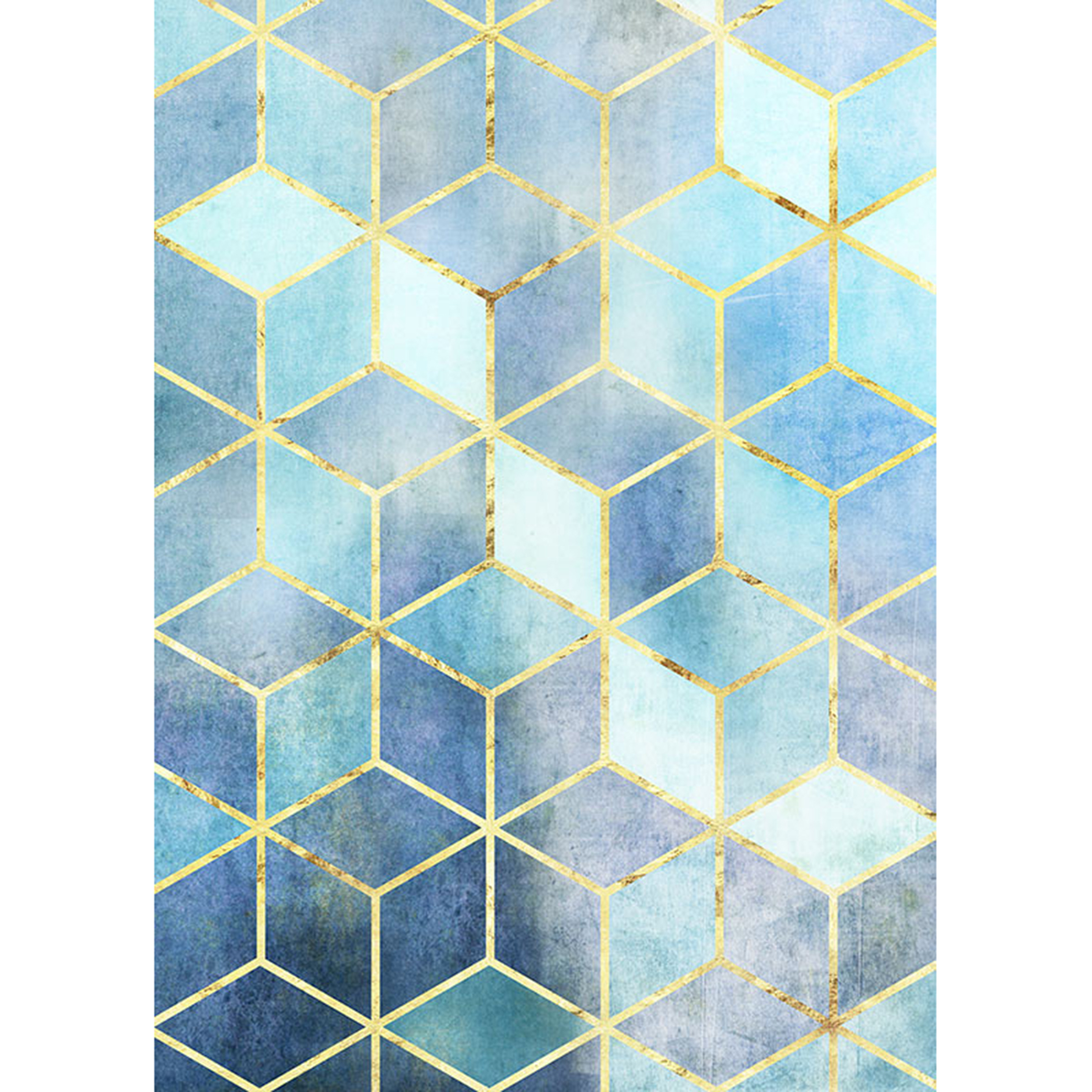Wandbild MOSAIK AZZURO - 50x70 cm
