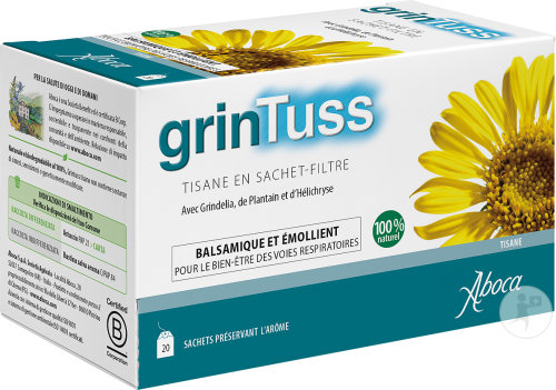 Aboca Grintuss Tisane Pour Soulager Les Voies Respiratoires 20 Sachets