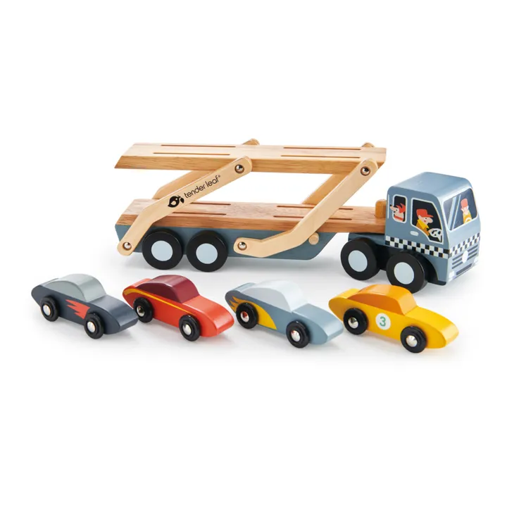Tender Leaf Toys Transporteur de Voitures en bois