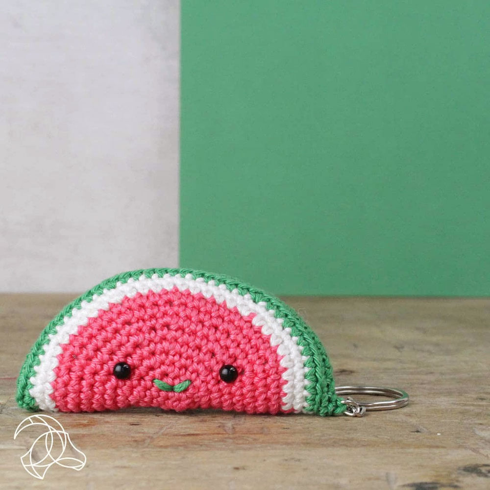 Hardicraft Häkelset Melone, Schlüsselanhänger