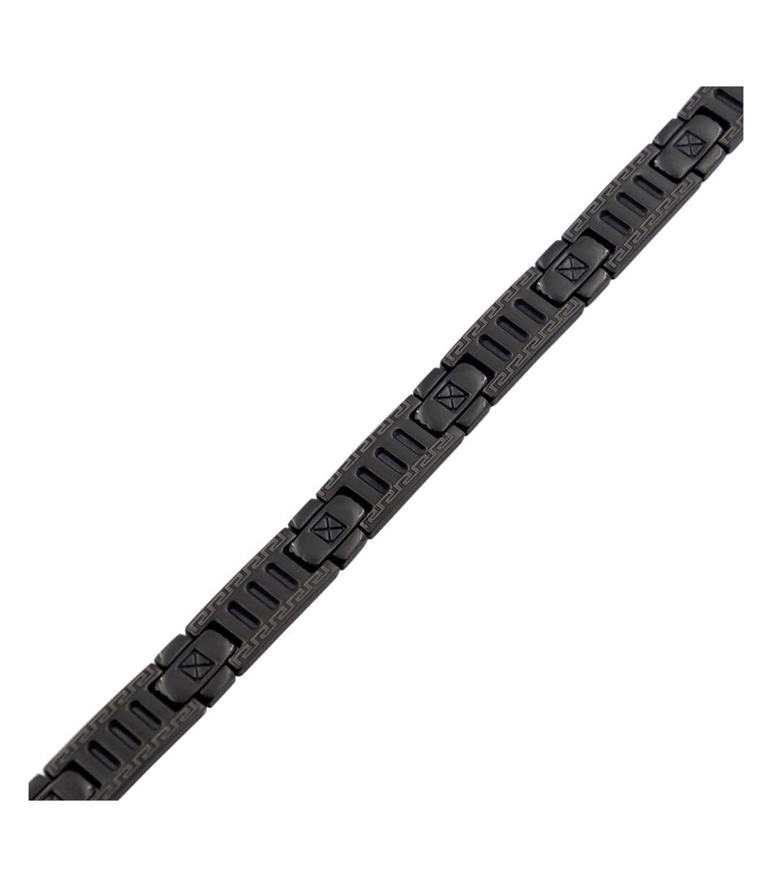 Bracelet Homme Acier Couleur Noir