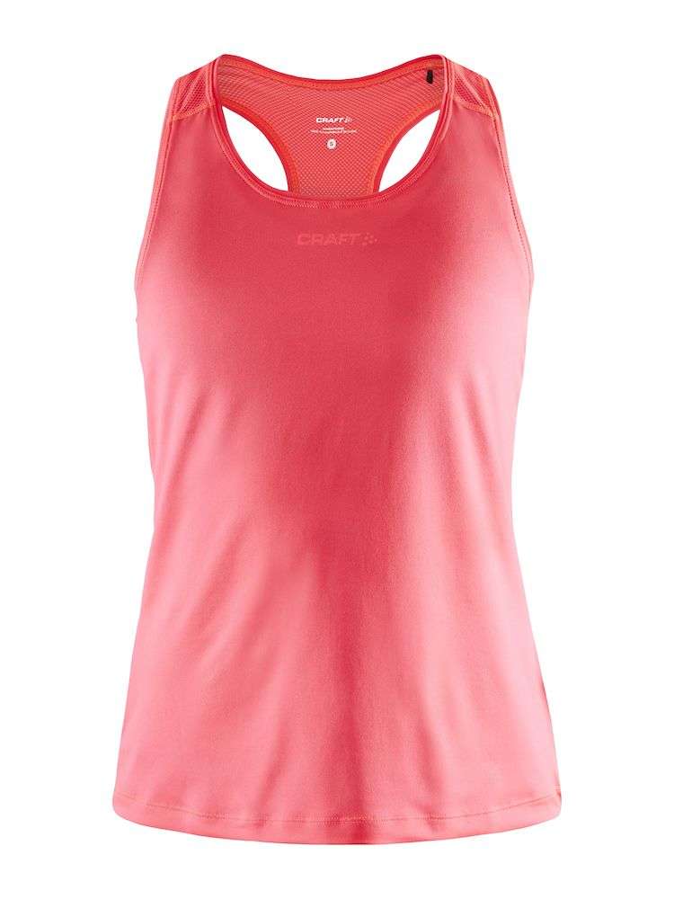 Craft ADV Essence Hardloopshirt Zonder Mouwen Lichtroze Dames