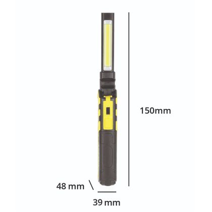 Lampe Acerbis FLAMME Universel - Noir / Jaune
