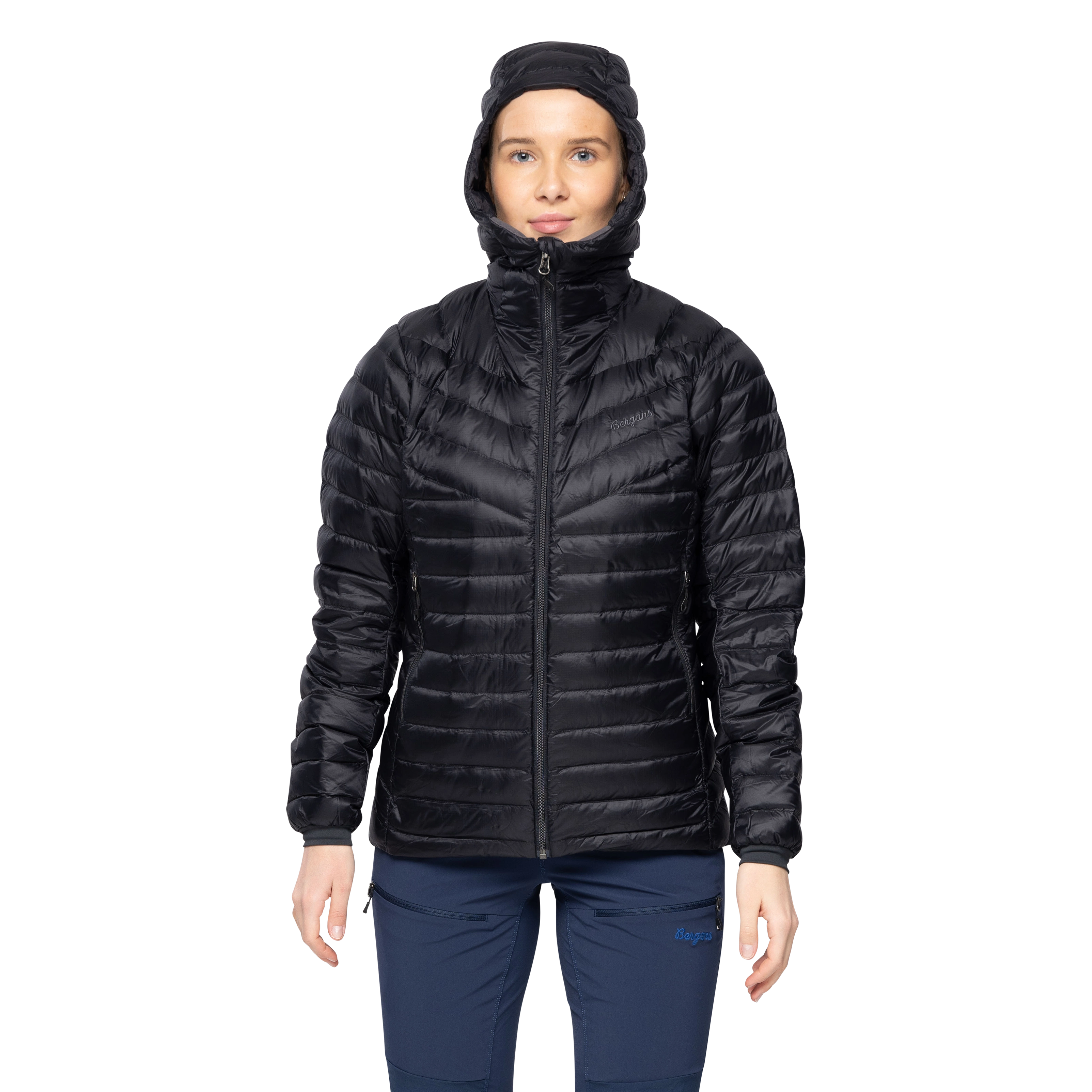 Rabot Light Down Jacket Hood Women Black