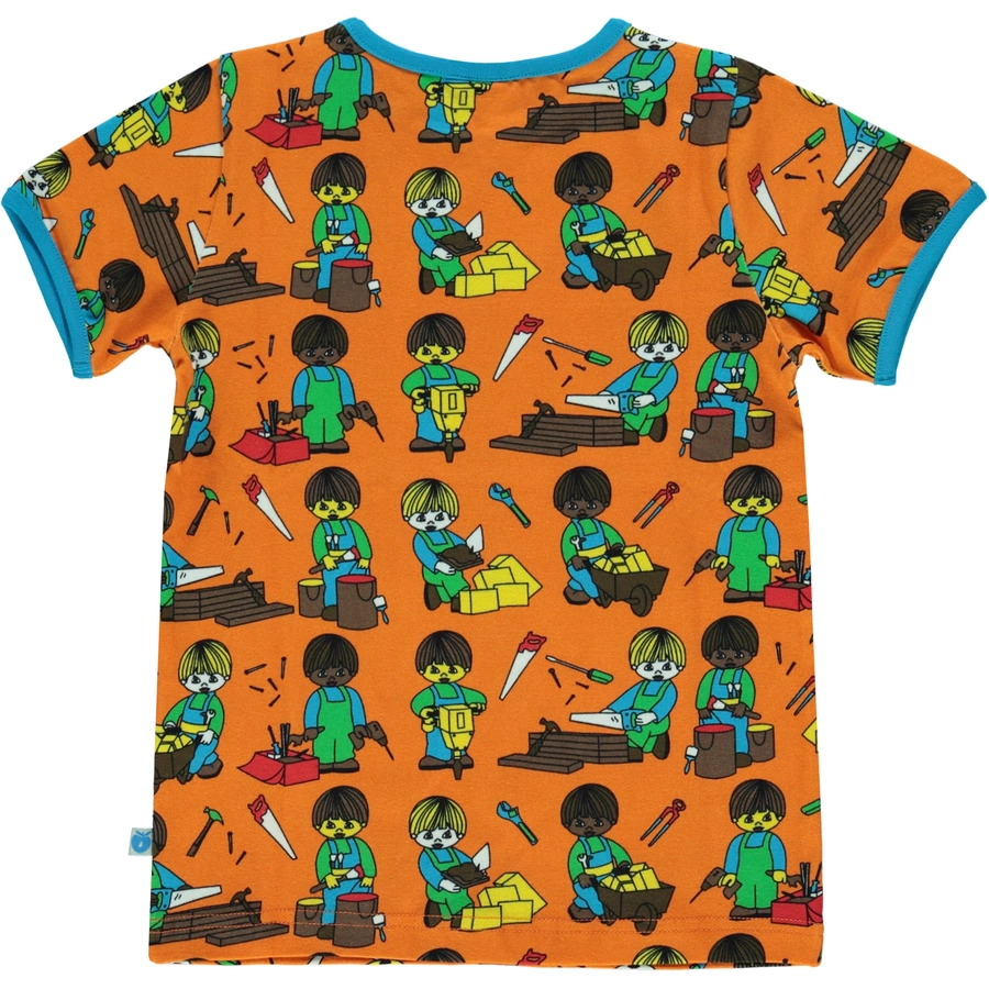 Smafolk T-Shirt Workers orange
