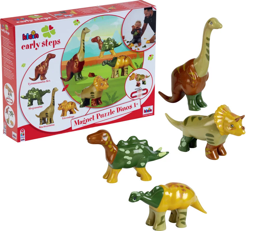 EARLY STEPS - DINOSAURES MAGNETIQUES FUNNY PUZZLE