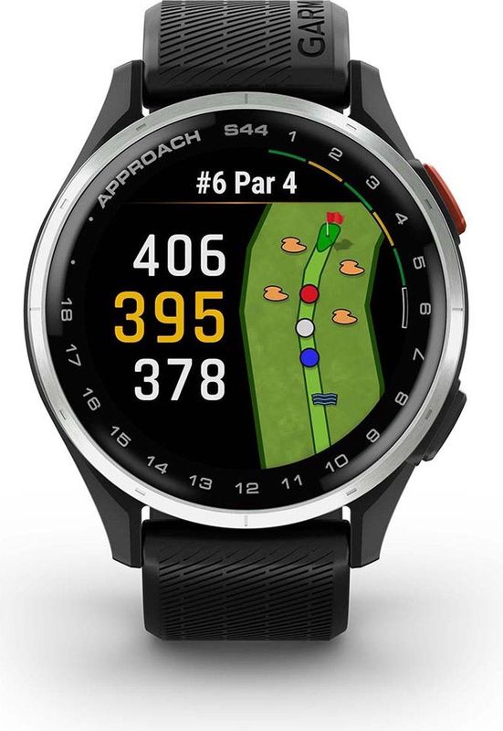 Garmin - Approach S44 - Golf GPS Smartwatch - Zilver - AMOLED-display