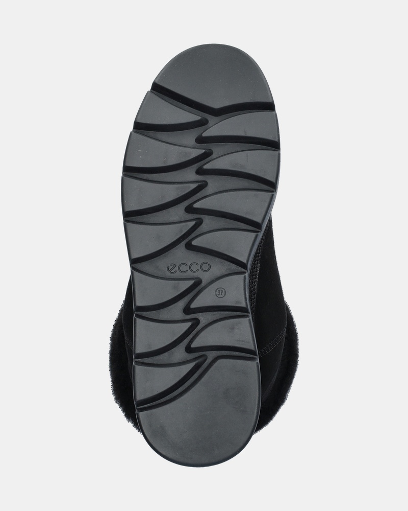 Ecco Nouvelle Gevoerde boots  - zwart