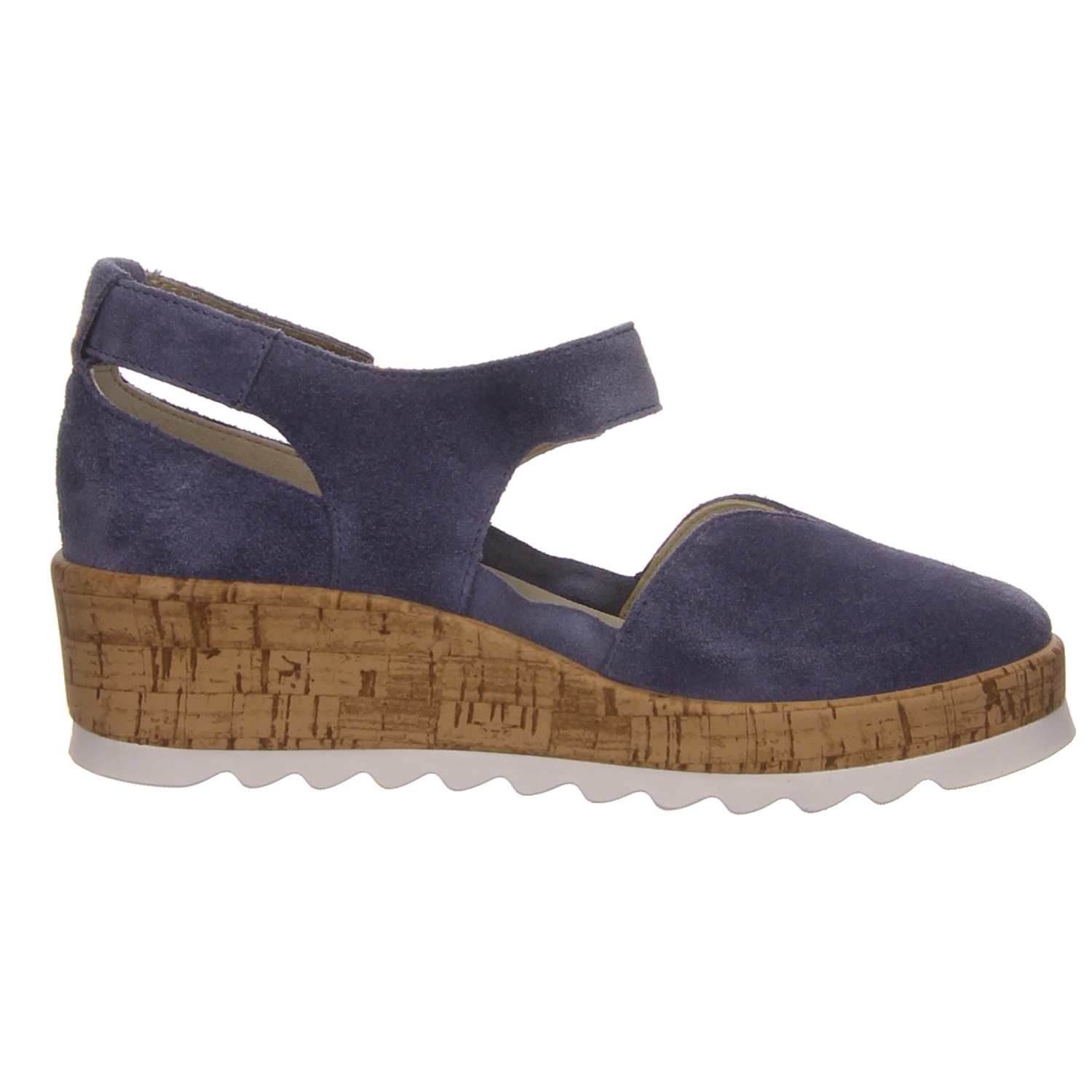 Waldläufer Keilpumps blau blau