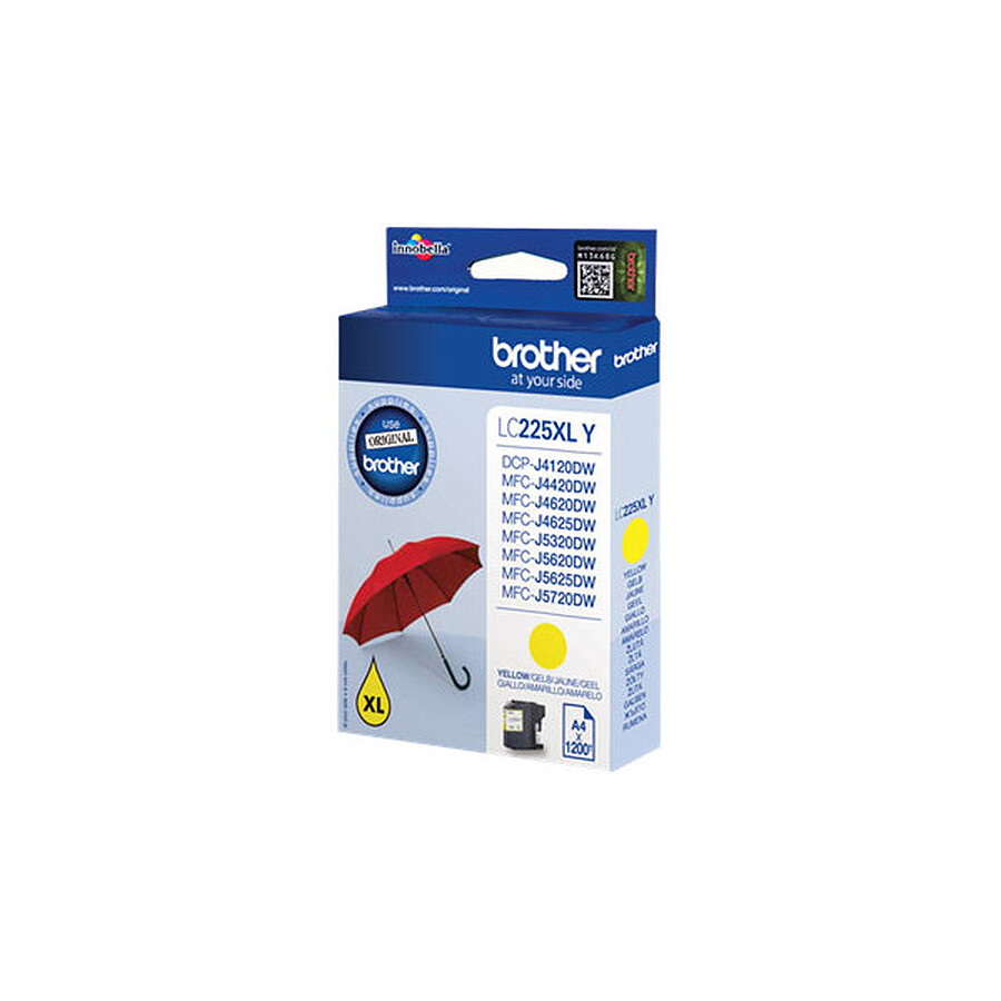 Brother LC225XL - Jaune haute capacité