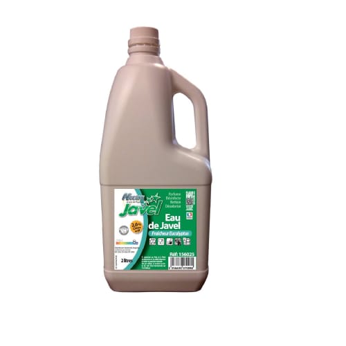Eau de javel eucalyptus à 2,6% de chlore actif Nectra bidon de 2L