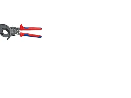 Knipex 95 31 250, Håndkabelskærer, Blå, Rød, Stål, Sort, Blå, Rød, 3,2 cm, REACH