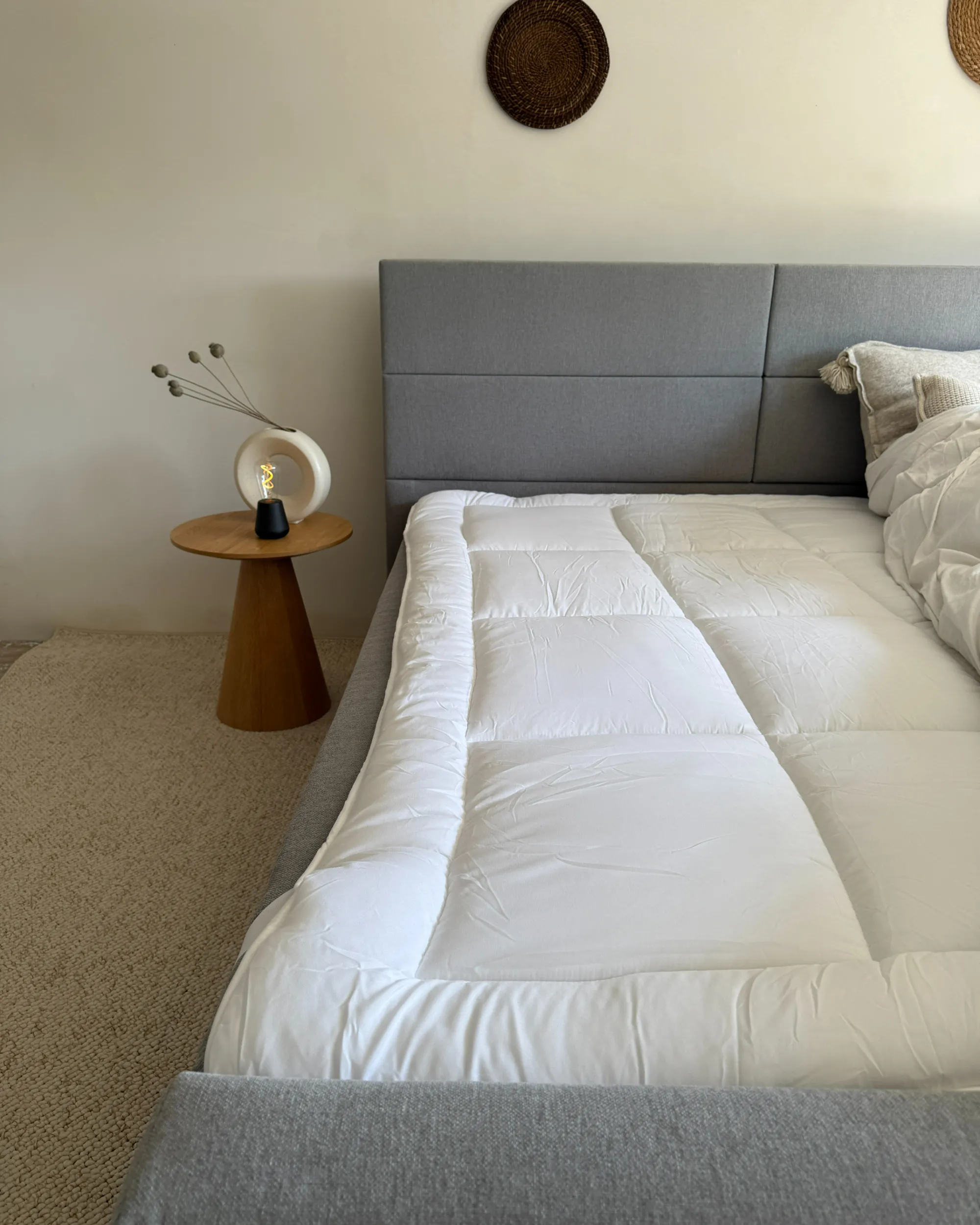 Polyester matrasbeschermer AIZKORRI 180 x 200 cm
