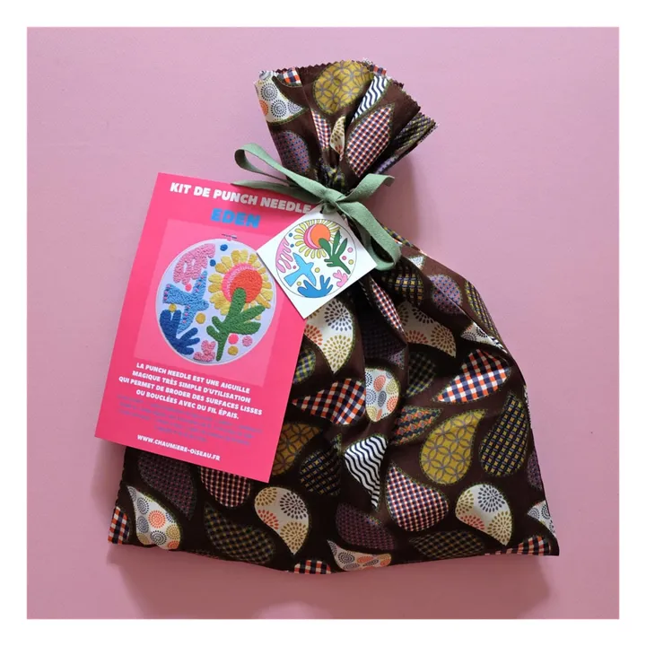 Chaumière Oiseau Kit DIY Punch needle Eden