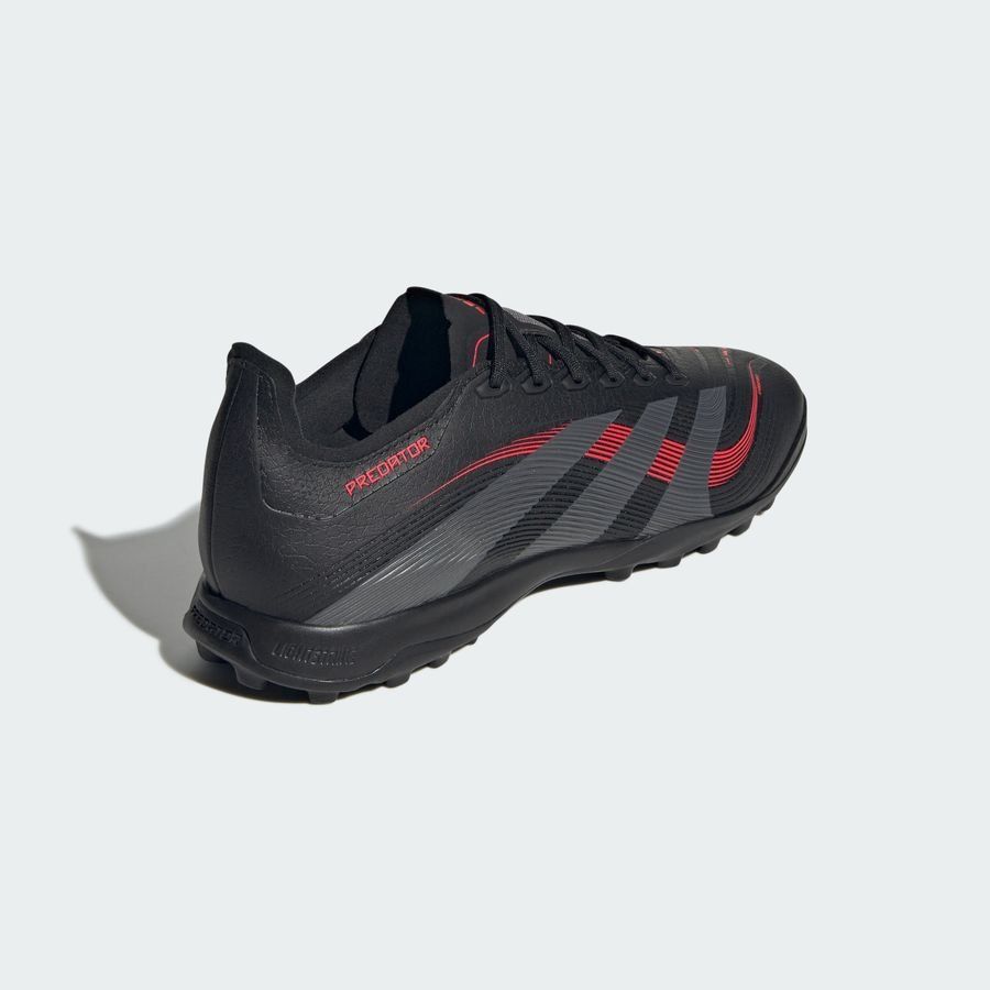 adidas Predator League TF Stealth Victory - Noir/Gris/Lucid Red