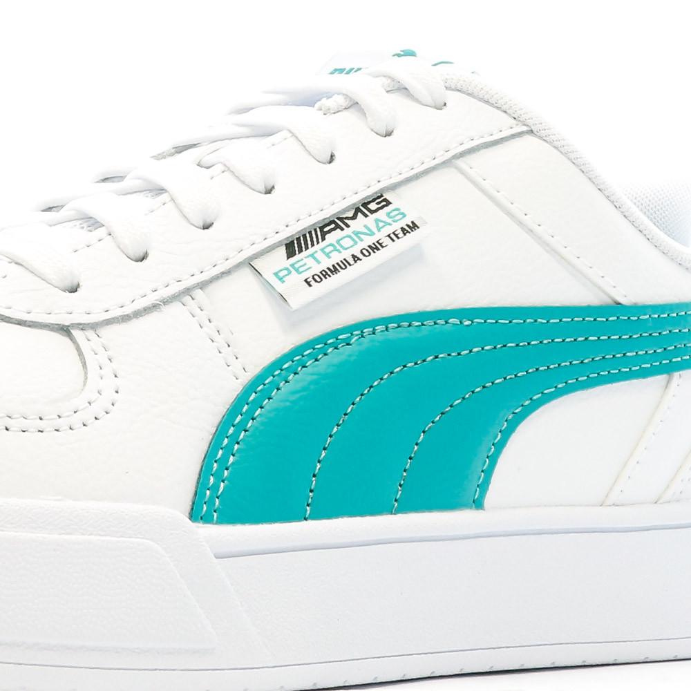 Puma Baskets Blanc/Turquoise Homme Puma Mapf1 Caven Mercedes