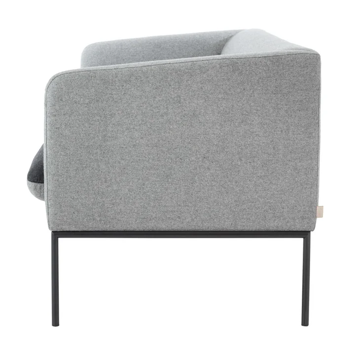 Ferm Living - Turn Sofa, 2-Sitzer, Baumwolle / Leinen natur