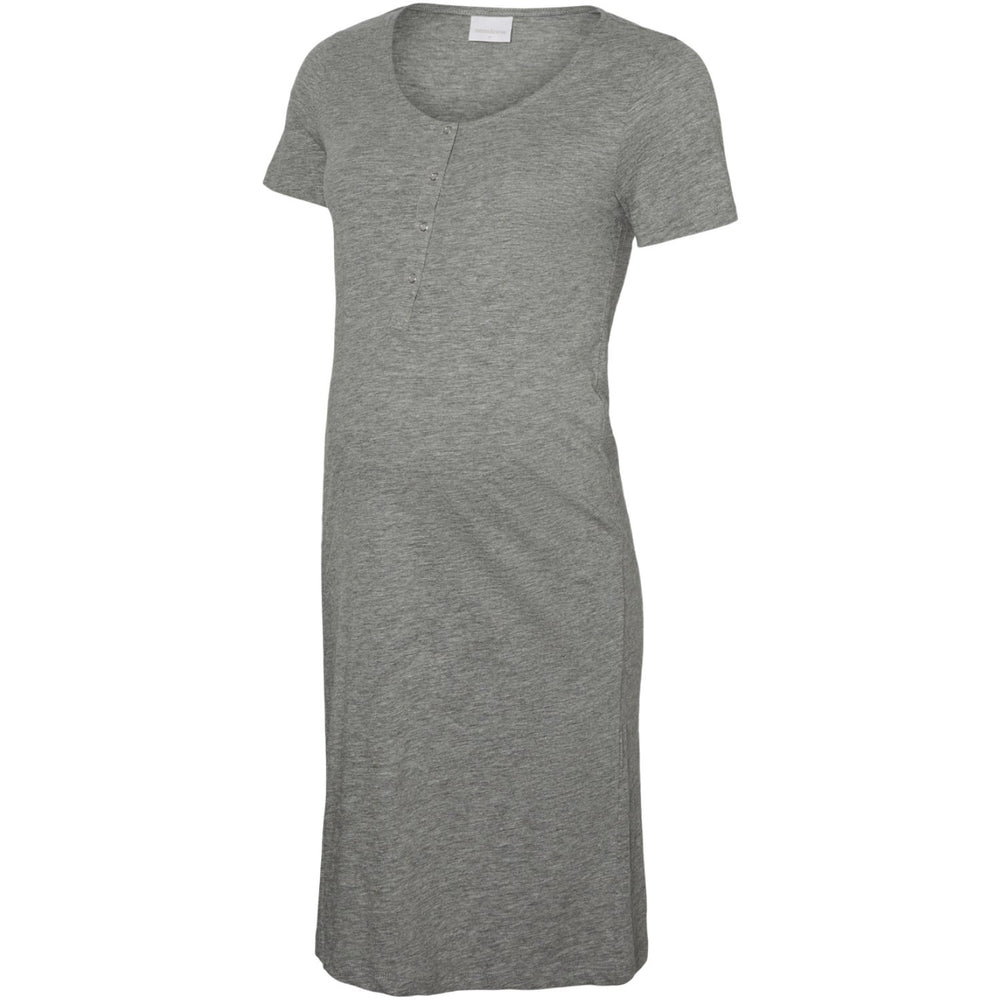 Køb Mama;licious Chalk Pink Light Grey Melange Mlmira Jrs Natkjole 2F 2-P Noos