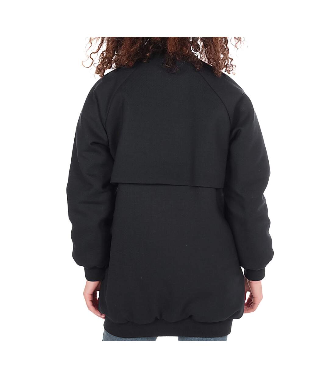 Blouson Aviateur long Noir Femme Lacoste BF83