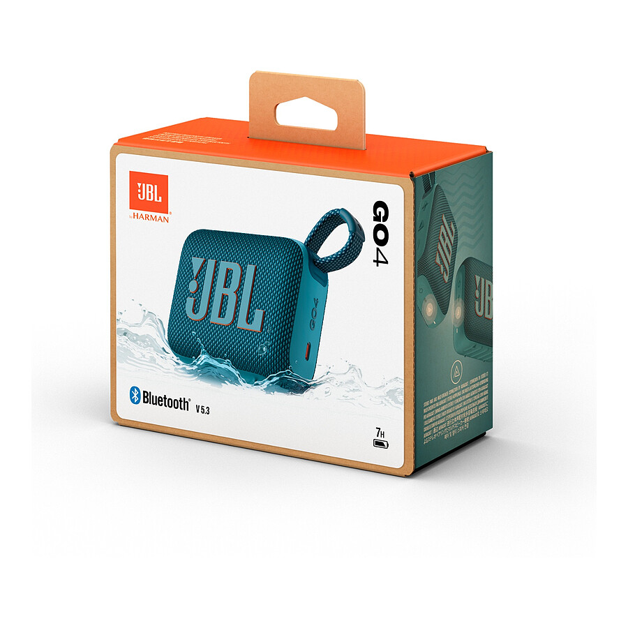 JBL GO 4 Bleu - Enceinte portable