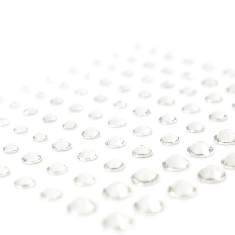 NICMA Styling Glitter Stickers - Clear