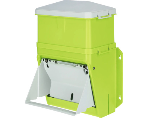 KERBL SmartCoop automatische voerbakuitbreiding, uitbreidingsopzetstuk voor ca. 7,5 kg, 10 l pluimveevoer, kippenvoer