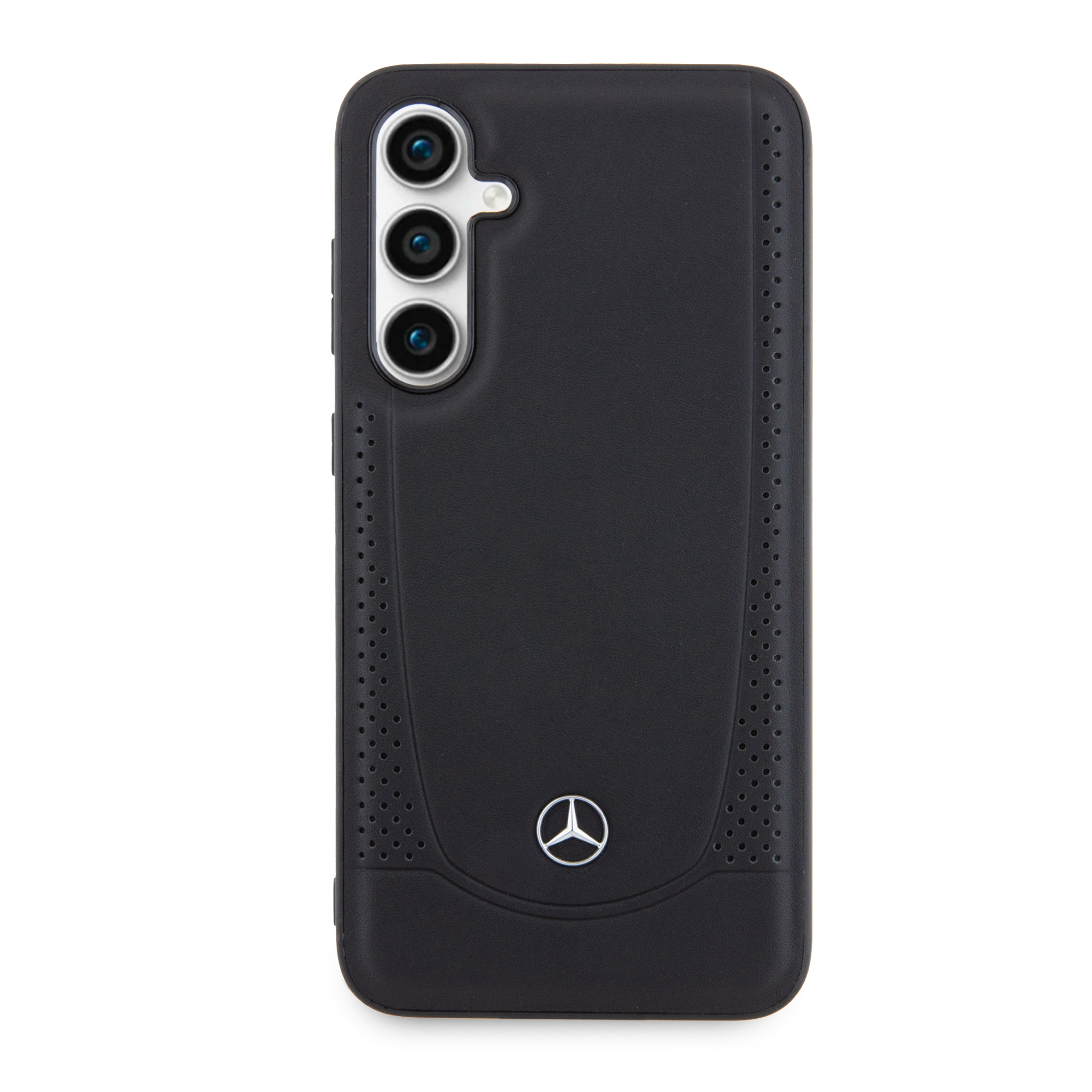 Samsung Galaxy S23 FE Echtleder Hardcase Hülle Urban Line (MEHCS23FEARMBK) - Schwarz
