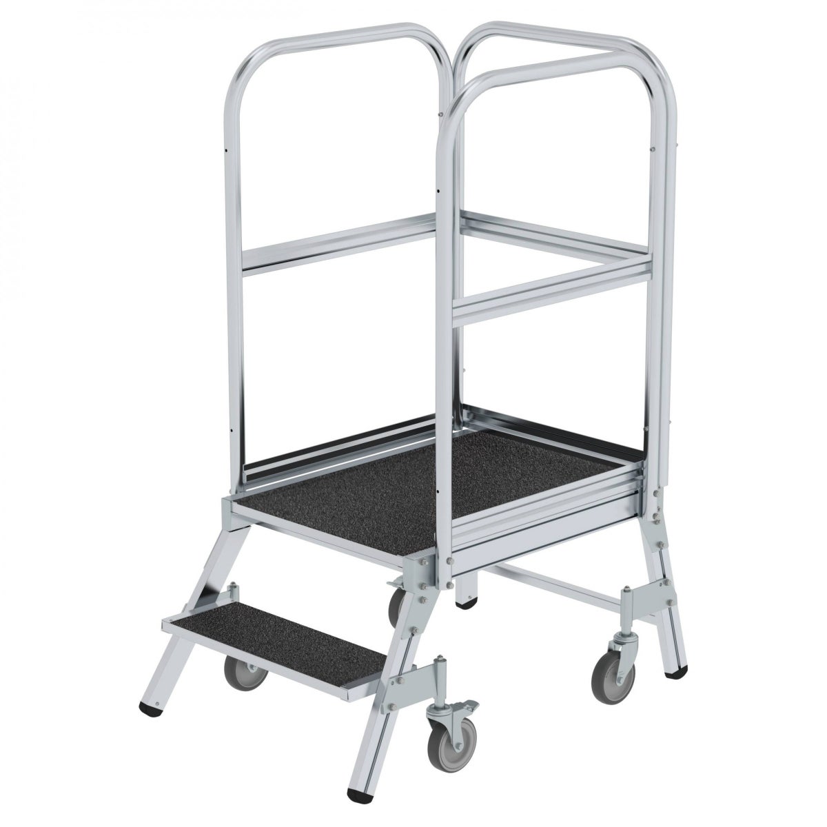 Munk mobiele platformladder R13 korund 2 treden