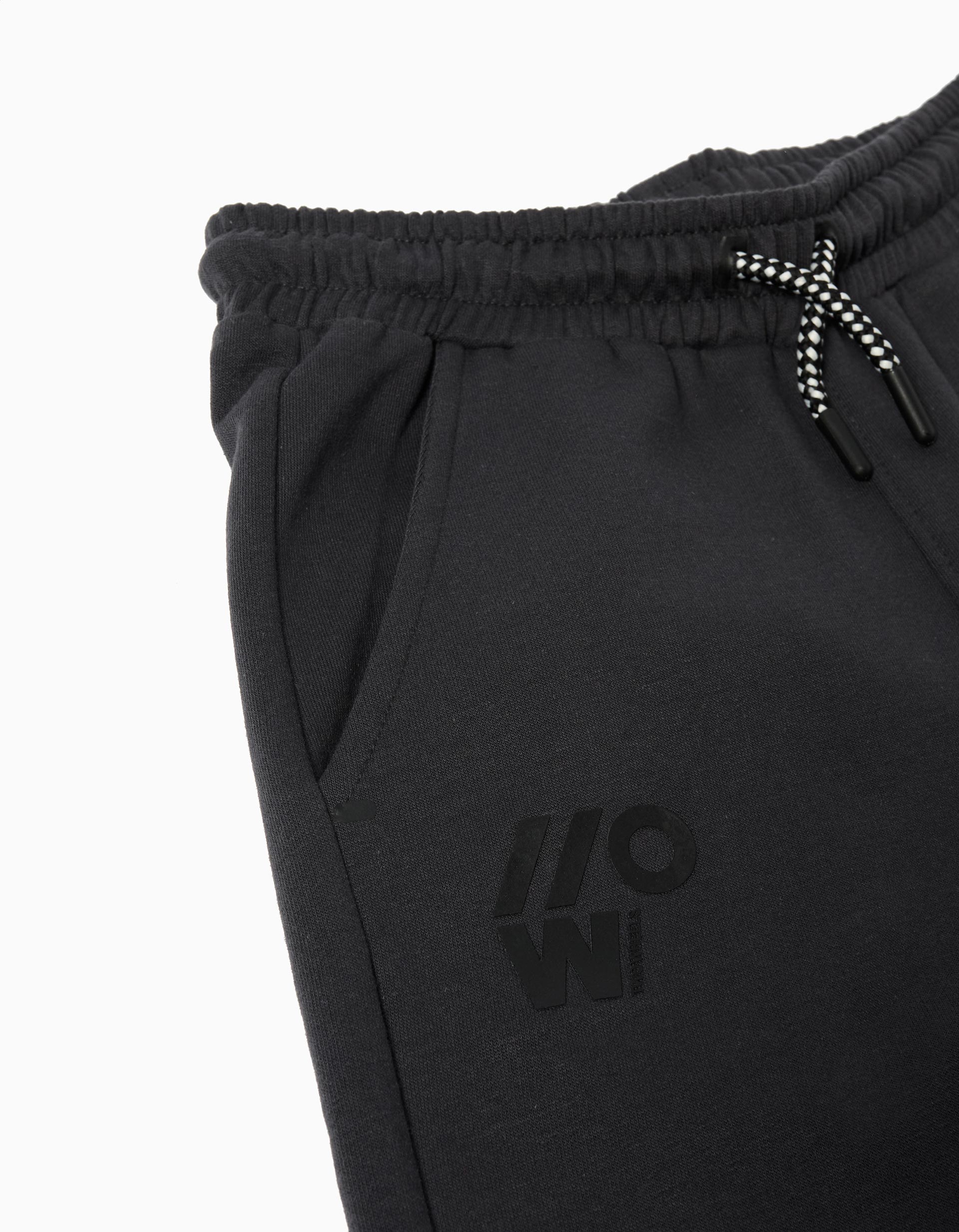Joggers de Felpa, Menino, Cinzento Escuro