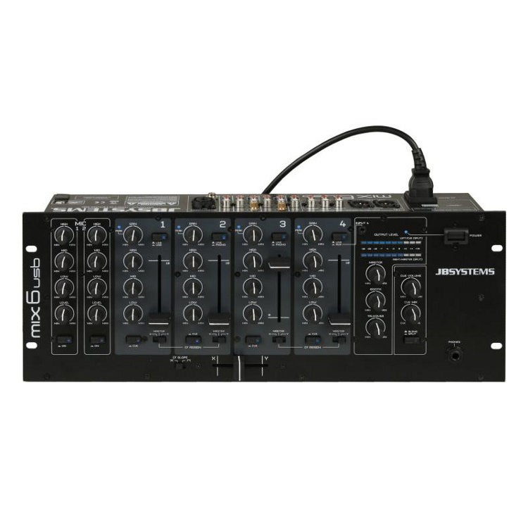 JB systems MIX6usb 19 inch rackmixer