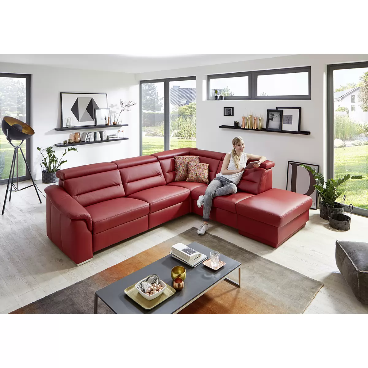 Ecksofa Cama Bordeaux