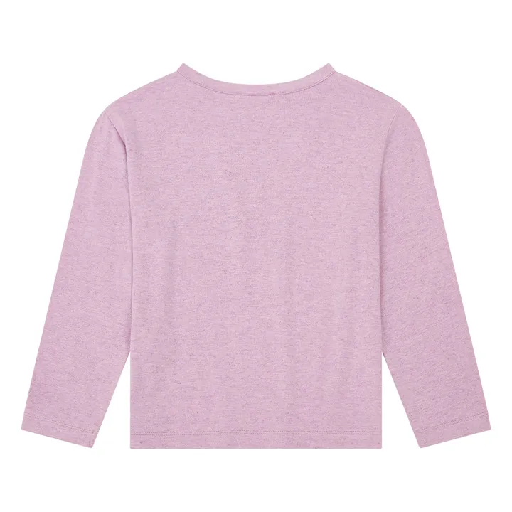 SMALLABLE BASICS T-Shirt Fille Manches Longues Jersey Coton Bio | Violine