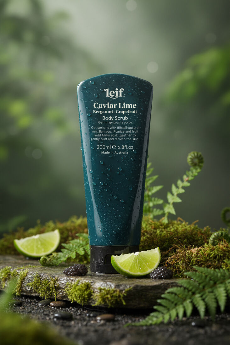 leif lichaamsverzorging caviar lime body scrub 200ml