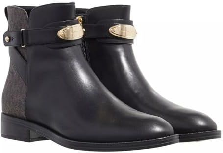 Michael Kors - Darcy Flat Bootie - Schoenen - Zwart - Leer